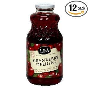 Cranberry Delight Juice, 32 Ounce (Pack of 12)  