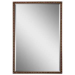  Uttermost 31.8 Inch Tempe Wall Mounted Mirror Rusty Brown 