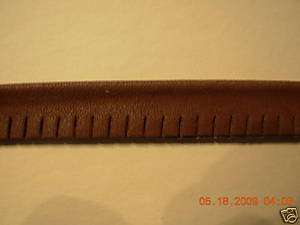 LEATHER PIPING WELTING CUT EDGE BROWN 50Y LOT  