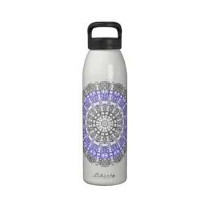  Blue Halo Vine Recycled Aluminum Water Bottle Sports 