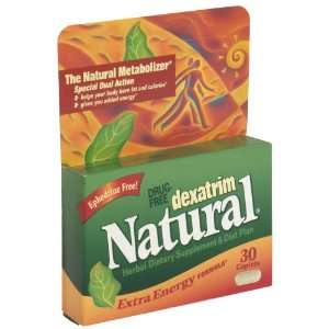 Dexatrim Natural Herbal Dietary Supplement & Diet Plan, Extra Energy 