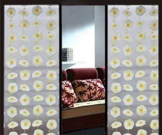  16 Privacy Decorative Frosted Glass Window Film Big Flowers  