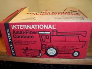 Ertl International Axial Flow Combine w/ Box  