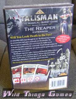 TALISMAN Board Game The Reaper Expansion FACTORY SEALED  