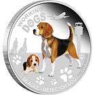   RETRIEVER SILVER PROOF   SOLD OUT   WORKING DOGS SERIES   1 OZ.  