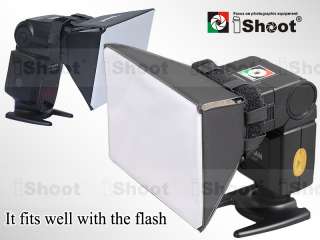 iShoot 12X9cm Flash Softbox/Diffuser for Canon Nikon Minolta Metz 