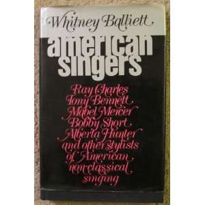 Blossom Dearies copy of Whitney Balliets American Singers