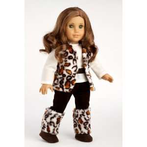 vest and boots matched with a chocolate velvet pants and ivory blouse 