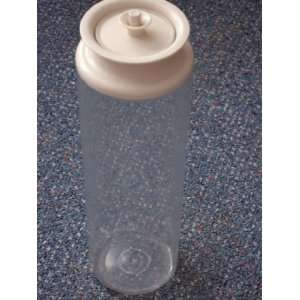  Tupperware CounterParts Canister Sheer & Almond 7c/1.6L 