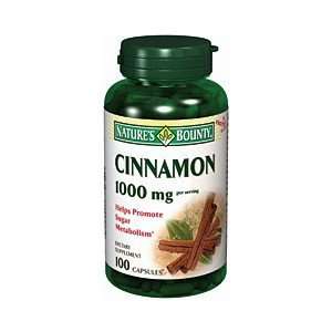  NATURES BOUNTY CINNAMON 1000MG 4020 100CP by NATURES BOUNTY 