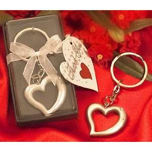  Bridal Shower / Wedding Favors  Heart Design Key Rings (1 