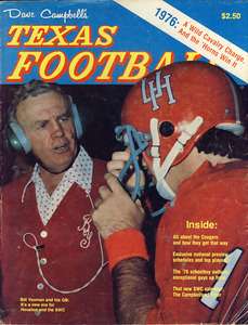 1976 Dave Campbells Texas Football Magazine  