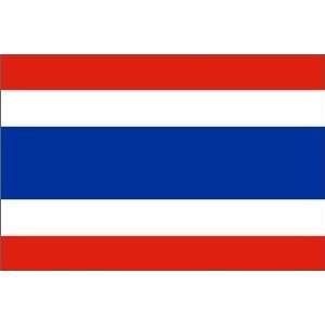 Thailand flag 3ft x 5ft Superknit Polyester Patio, Lawn 