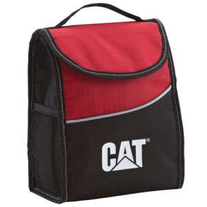 NEW CAT LUNCH COOLER BAG BOX RED & BLACK  