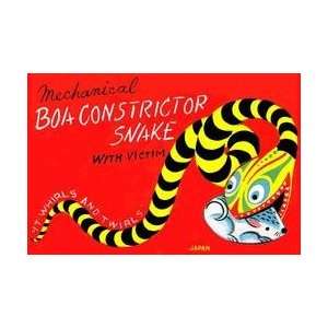  Boa Constrictor Snake with Victim 20x30 poster