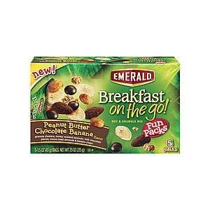 Emerald Breakfast on the Go, Peanut Butter Chocolate Banana, 5 Pouches 