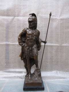 collectable Quality Greek Bronze Myth Ares Warrior Soldier Statue 