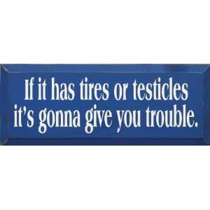  If It Has Tires Or Testicles Its Gonna Give You Trouble 