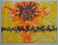 Jimmy Ernst Hand Signed Lithograph Terra Incognita #12  