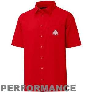   State Buckeyes Scarlet Territory Button up Shirt