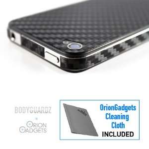  BodyGuardz Armor Carbon Fiber for Apple iPhone 4S (Black 