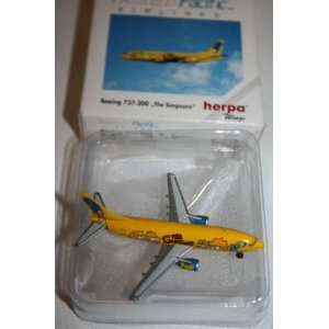  Simpsons Western Pacific Boeing 737 300 1500 scale Toys & Games