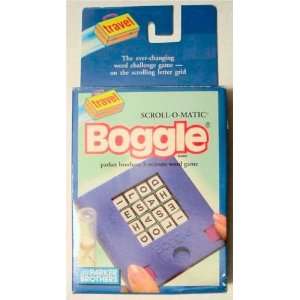  Boggle Travel Edition Scroll o matic Boggle Toys & Games