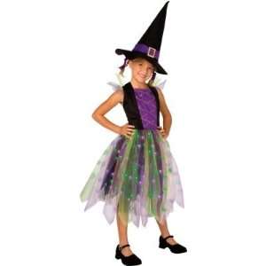  Costumes 211573 Light Up Rainbow Witch Child Costume 