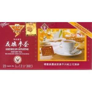 American Ginseng Instant Tea, 20 Bags