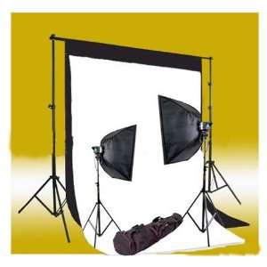   13 Black & White Muslin Backdrops and Carry Case