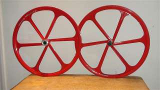 26 Mountain Bike Mag Wheels colours pair 6 spoke Disc  