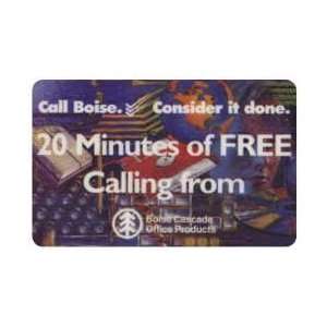  Collectible Phone Card 20m Free. Boise Cascade Office 
