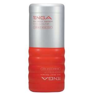  Tenga Double Hole Cup, Red & Silver, Standard (Quantity of 