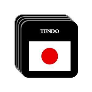  Japan   TENDO Set of 4 Mini Mousepad Coasters 