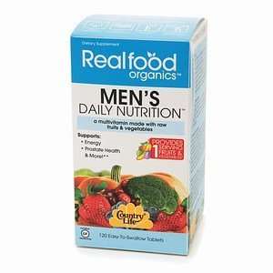 Country Life Realfood Organics Mens Daily Nutrition, Tablets, 120 ea
