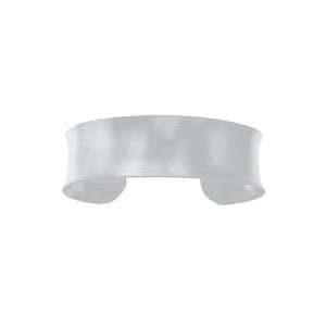  Boma Sterling Silver Curved Matte Finish Cuff Bracelet 