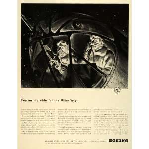 1942 Ad Boeing Flying Fortress Bombardiers Pilots WWII War 