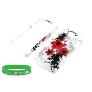 Red Lily Design Snap On Hard Case for LG eXpo GW820 Phone 