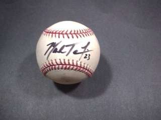 Mark Teixeira Autographed MLB Game Baseball JSA Cert  