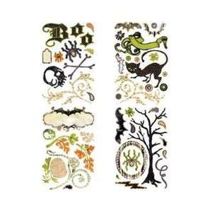  Basic Grey Chipboard Stickers Eerie Arts, Crafts & Sewing