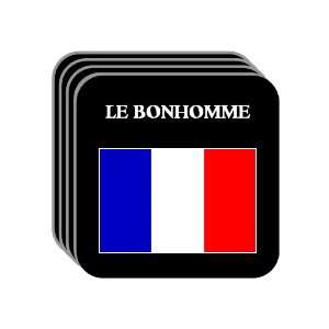  France   LE BONHOMME Set of 4 Mini Mousepad Coasters 