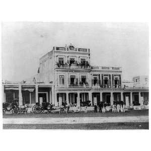  Hotel del Telégrafo,taverns,carts,wagons,horses,Cuba,CD 