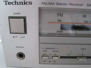 Technics Natural Sound SA 121 AM FM Stereo Receiver Working Condition 