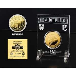  Miami Dolphins 24KT Gold Game Coin 