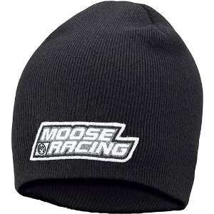  Moose Racing Boost Mens Beanie Casual Wear Hat   Black 