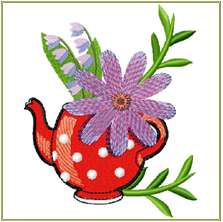 Applique Teapot 3