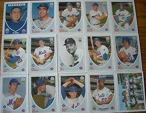 2002 Topps Super Team New York Mets 1969 15 Card Team Set Lot Seaver 