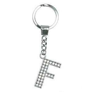  Letter F Keychain (Diamante) 