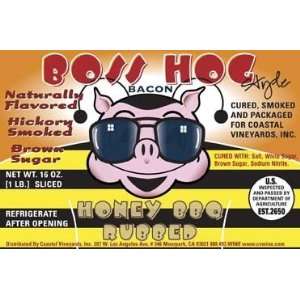 Boss Hog Honey BBQ Rubbed Bacon  Grocery & Gourmet Food