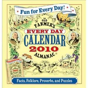  The Old Farmers Almanac 2010 Every Day Calendar Office 